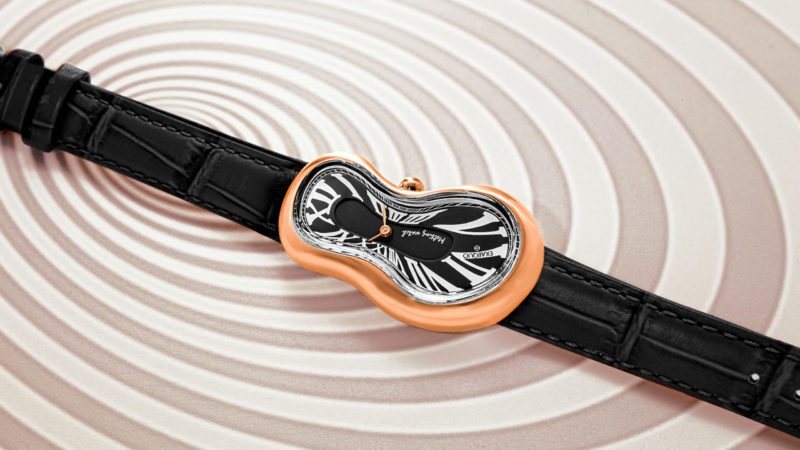 <strong>EXAEQUO MELTING WATCH</strong> – Artistic timepieces inspired by Surrealism and fluid, unconventional time. The Exaequo Melting Watch brings Surrealist culture to life, offering a statement piece for those seeking uniqueness. A timeless icon of style and identity, it embodies the motto: "Embrace Uniqueness."